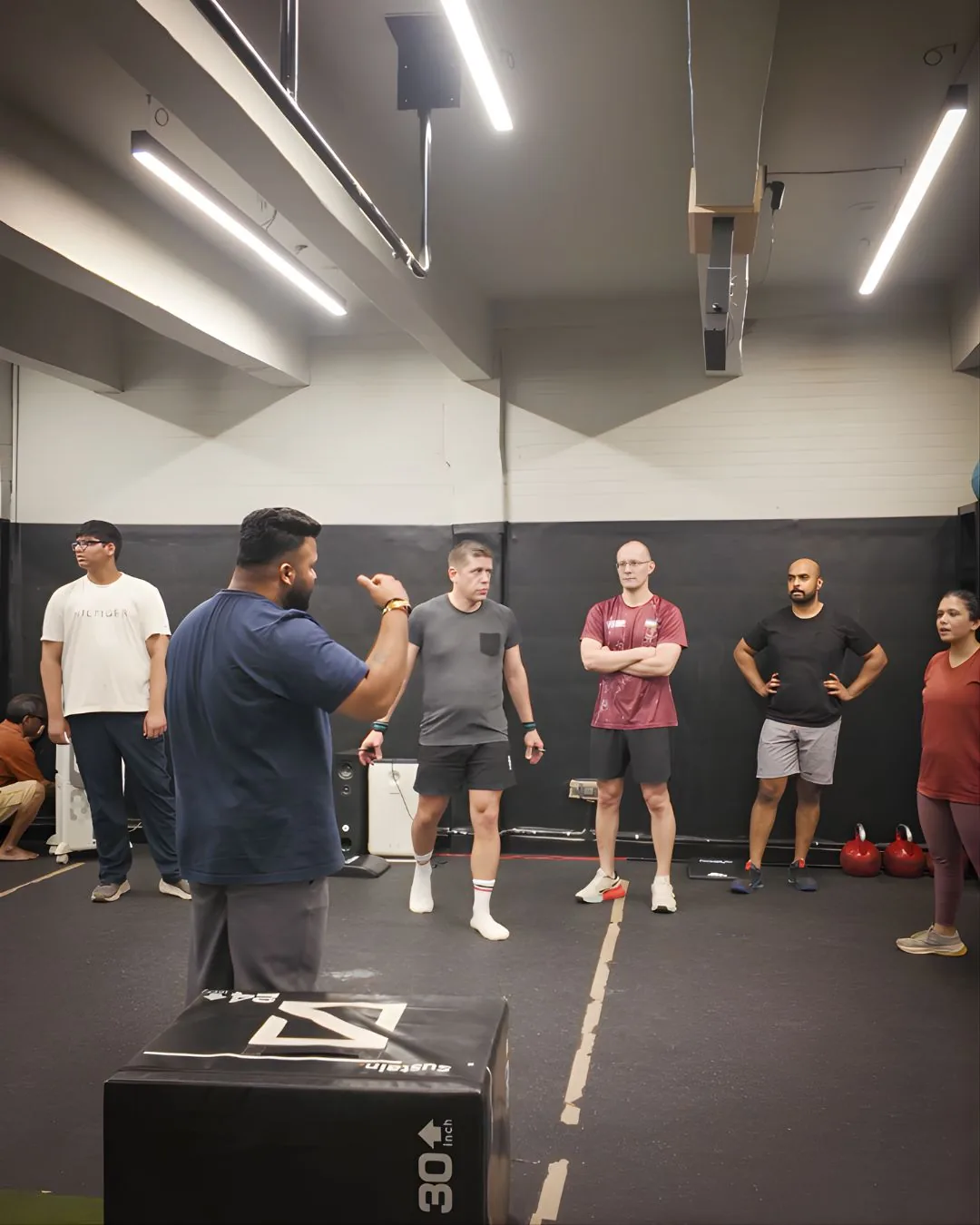 A Boxx Collective group class in progress