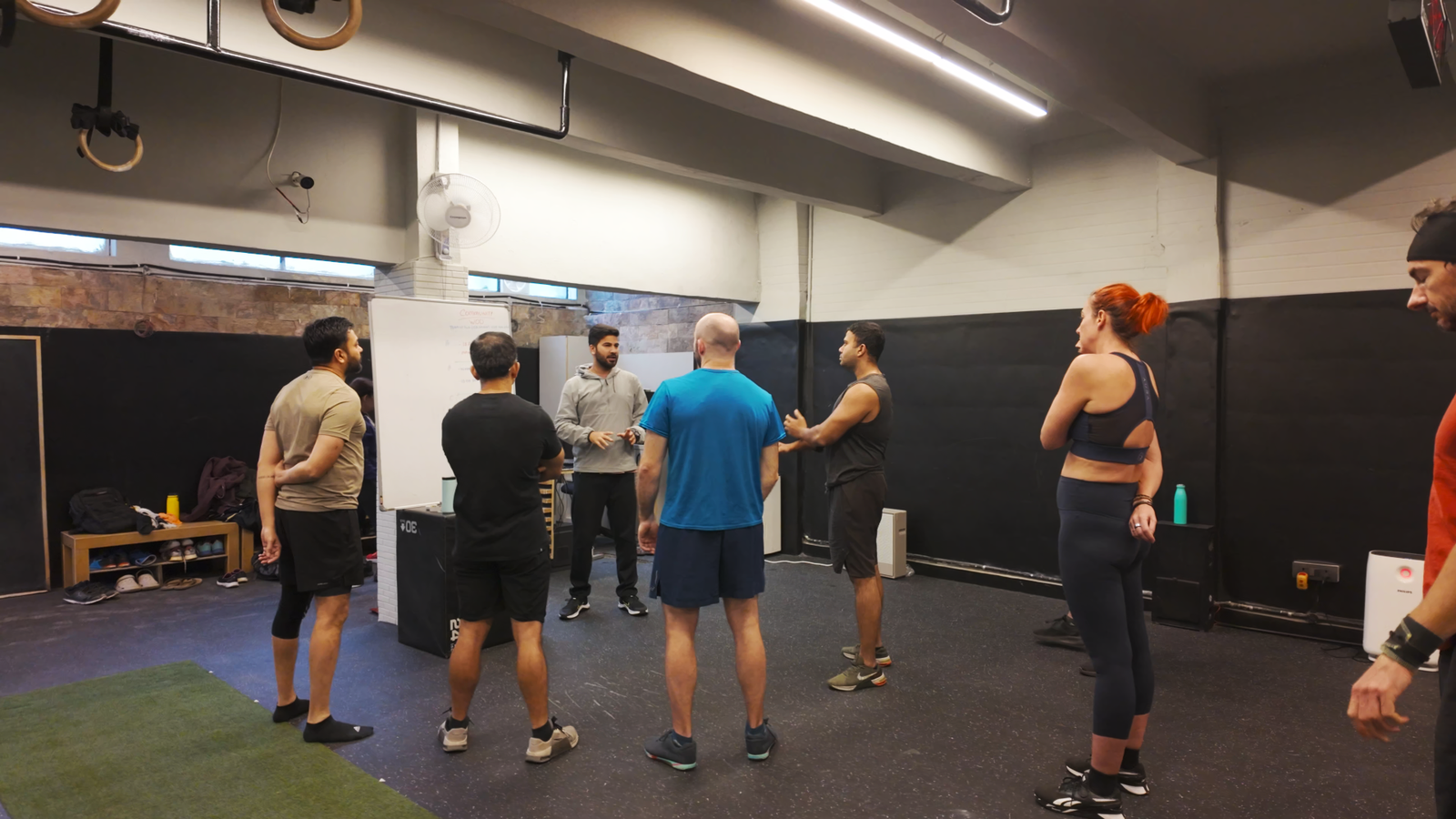 The Boxx studio floor during a coached session
