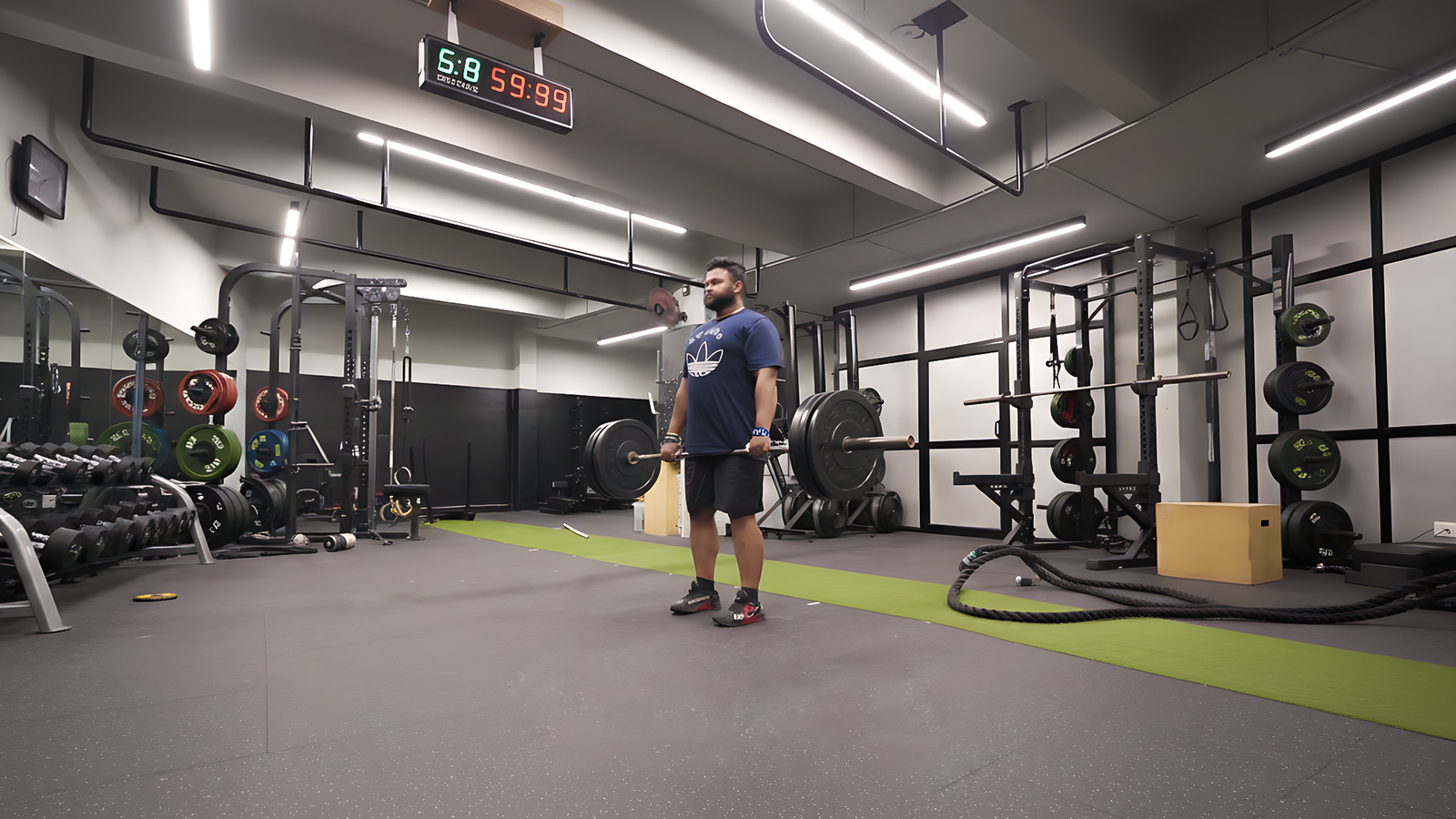 Powerlifting specialty class — squat, bench and deadlift work